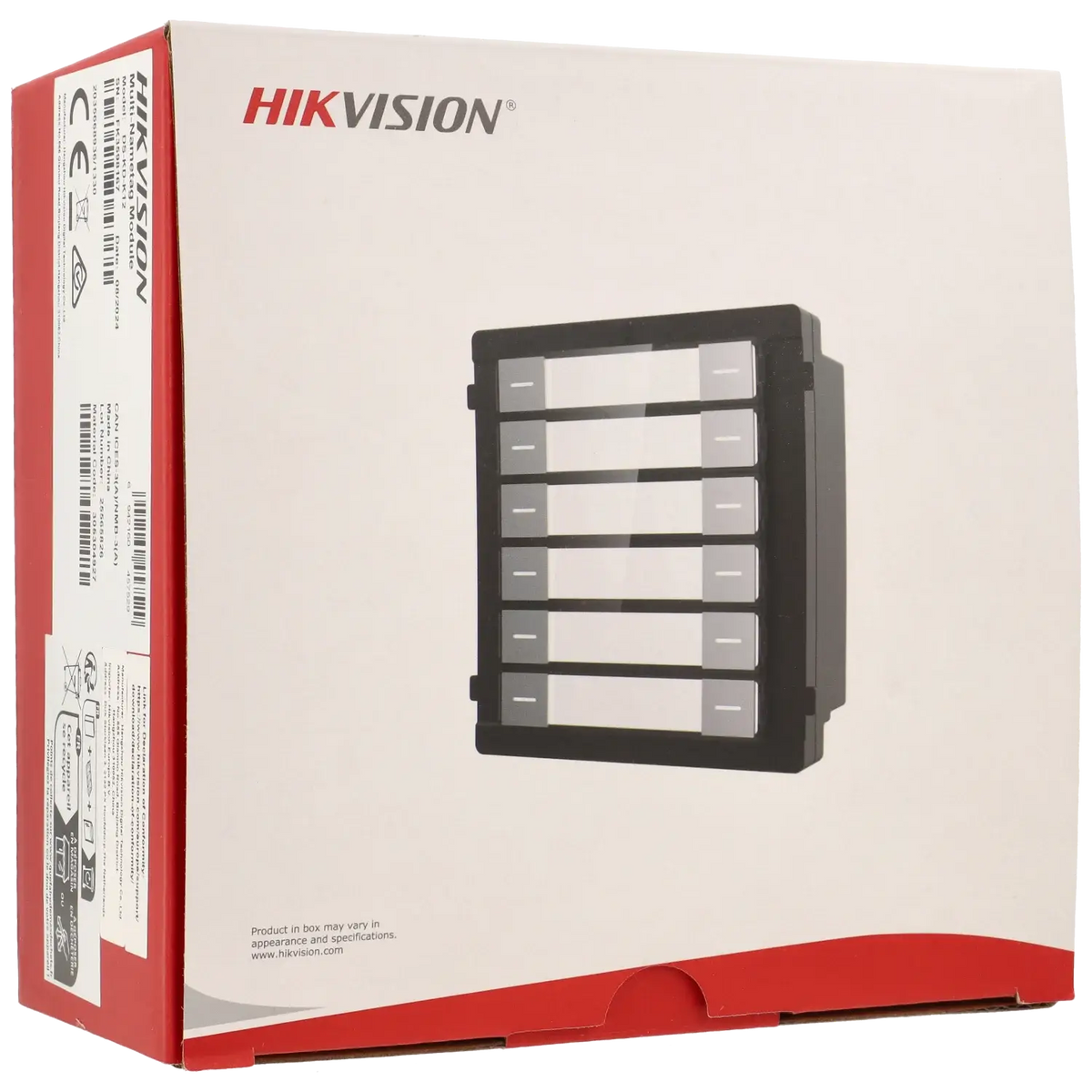 FENIVA | Hikvision - Postazione esterna modulare per videocitofono IP con 12 pulsanti - Materiale: Acciaio