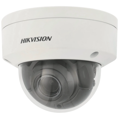 FENIVA | Hikvision - Telecamera minidome IP da 4 Mpx con ottica varifocale motorizzata (zoom) - Angolo di visione: 105.4° ~ 34.3°, Serie: Acusense, Colore: Bianco