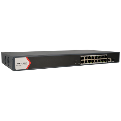 FENIVA | Hikvision - Switch cloud da 18 porte con 16 porte PoE - Installazione: Rack