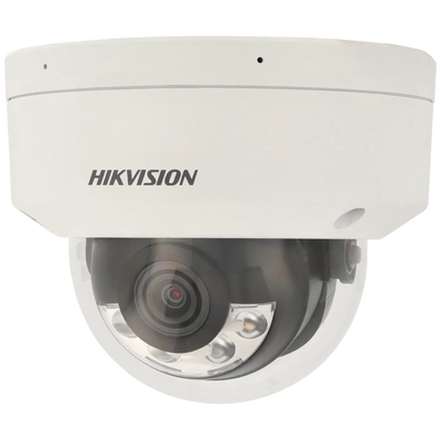 FENIVA | Hikvision - Telecamera minidome IP da 8 Mpx con ottica fissa - Angolo di visione: 108º, Materiale: Lega di alluminio, Colore: Bianco