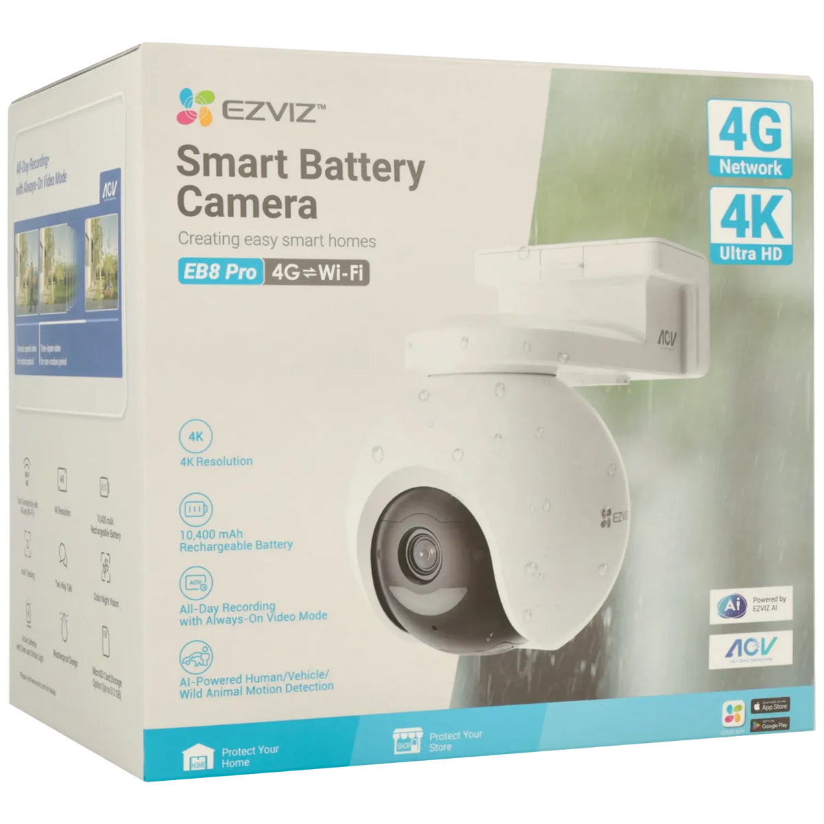 FENIVA | Ezviz - Telecamera PT IP da 8 Mpx con ottica fissa