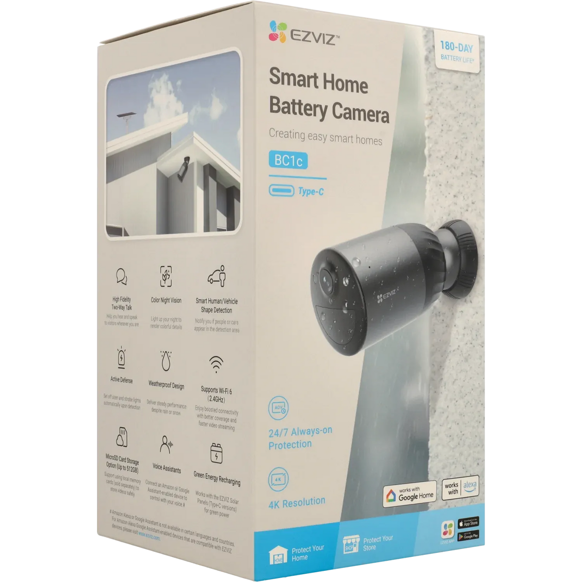 FENIVA | Ezviz - Telecamera bullet IP da 8 Mpx con ottica fissa