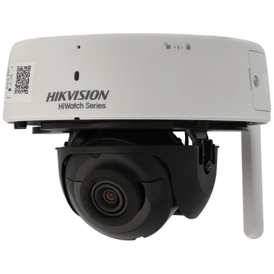 FENIVA | Hikvision - Telecamera minidome IP da 2 Mpx con ottica fissa - Angolo di visione: 111º, Serie: HiWatch