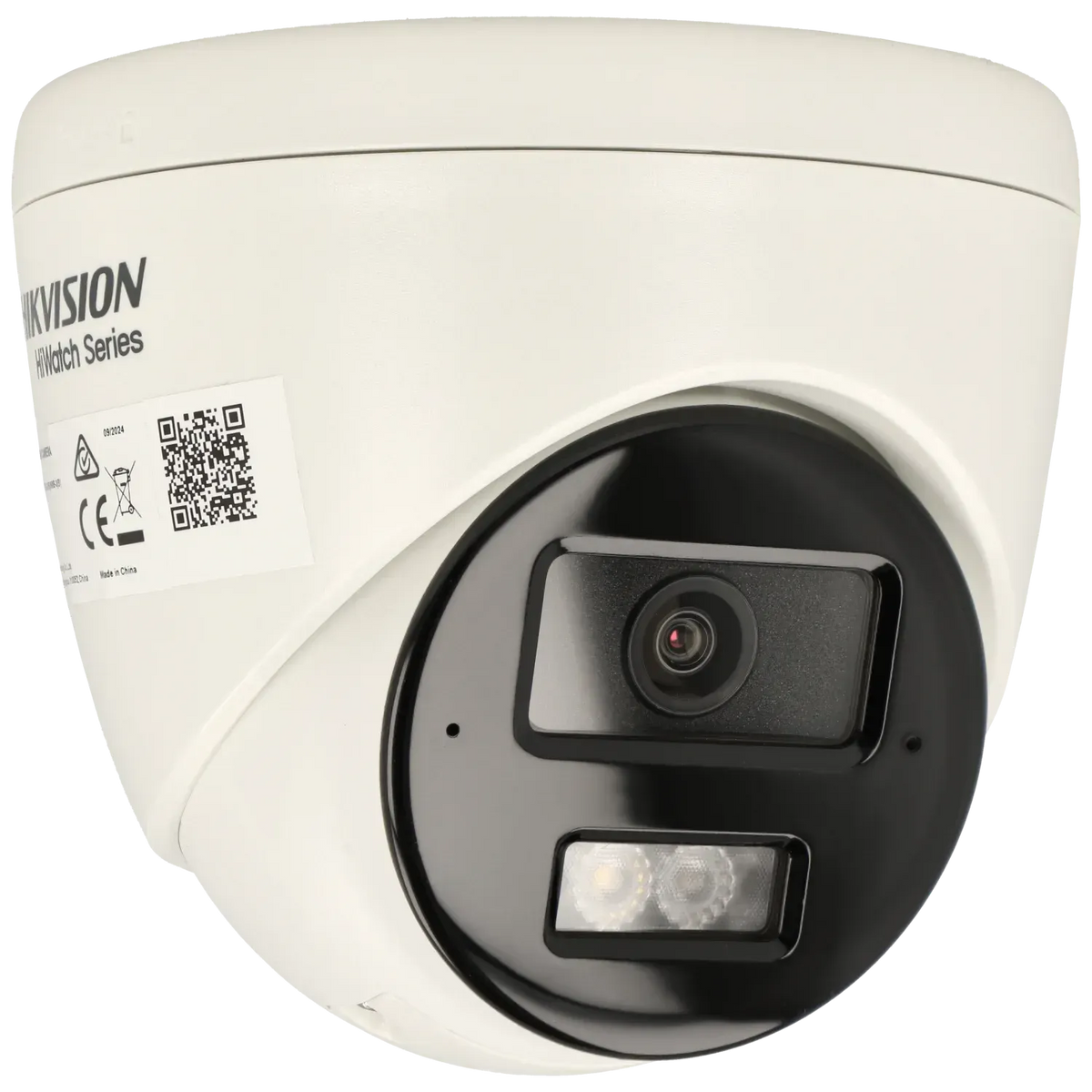 FENIVA | Hikvision - Telecamera minidome IP da 2 Mpx con ottica fissa - Angolo di visione: 106º, Serie: ColorVu, Colore: Bianco