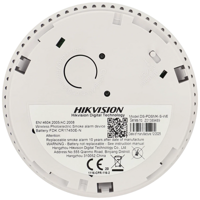 FENIVA | Hikvision - Rivelatore di fumo wireless