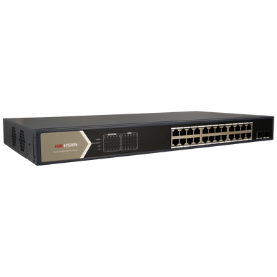 FENIVA | Hikvision - Switch cloud da 26 porte con 24 porte PoE - Installazione: Rack