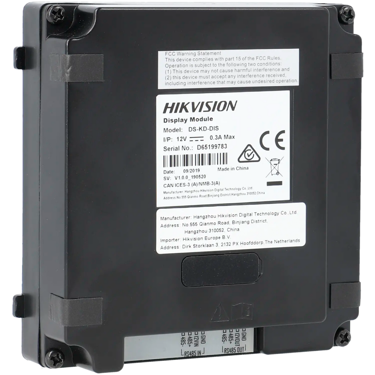FENIVA | Hikvision - Postazione esterna modulare per videocitofono IP con display e 4 pulsanti