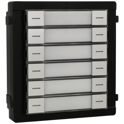 FENIVA | Hikvision - Postazione esterna modulare per videocitofono IP con 12 pulsanti - Materiale: Acciaio inossidabile