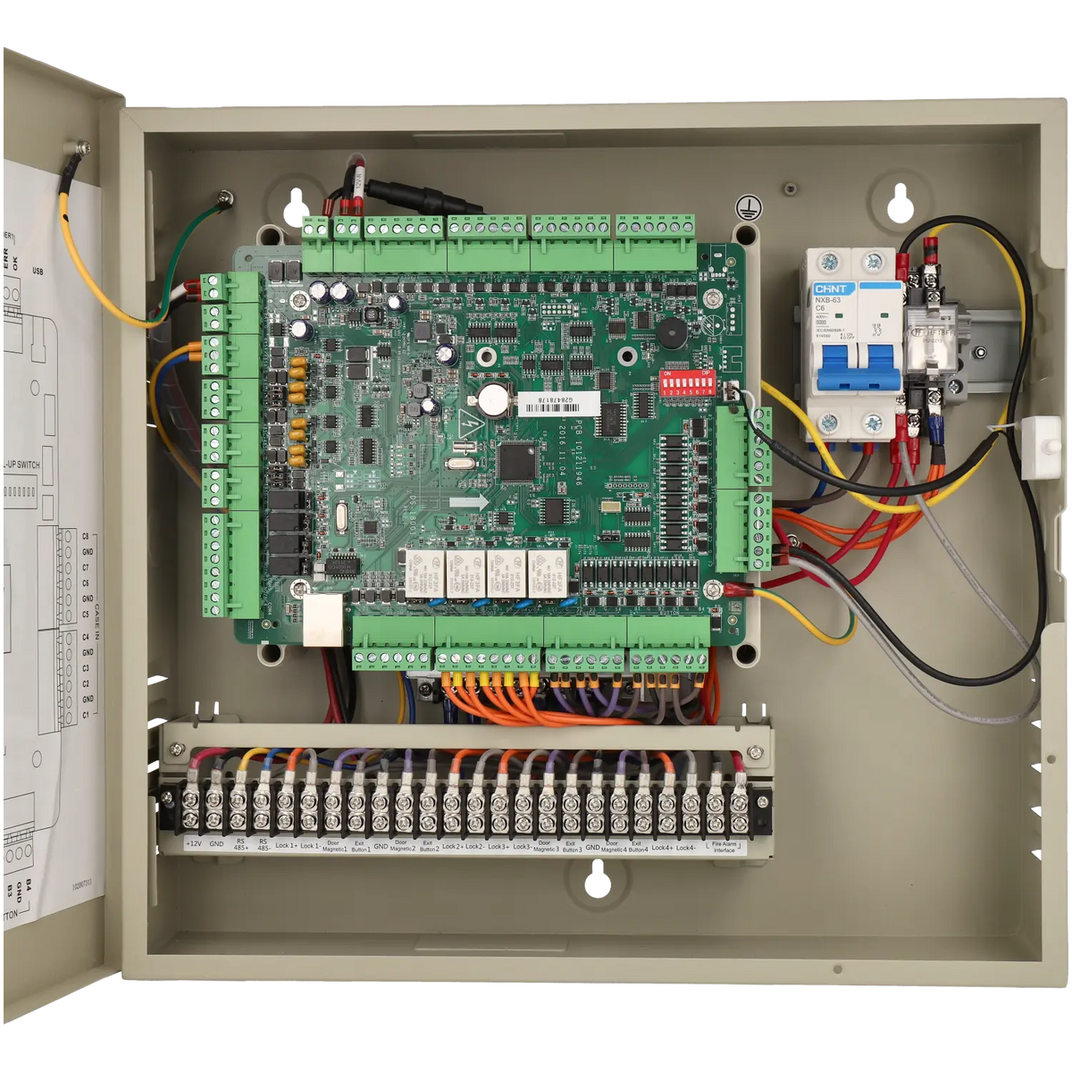 FENIVA | Hikvision - Centralina per 8 lettori (4 porte) - Serie: HikA-P