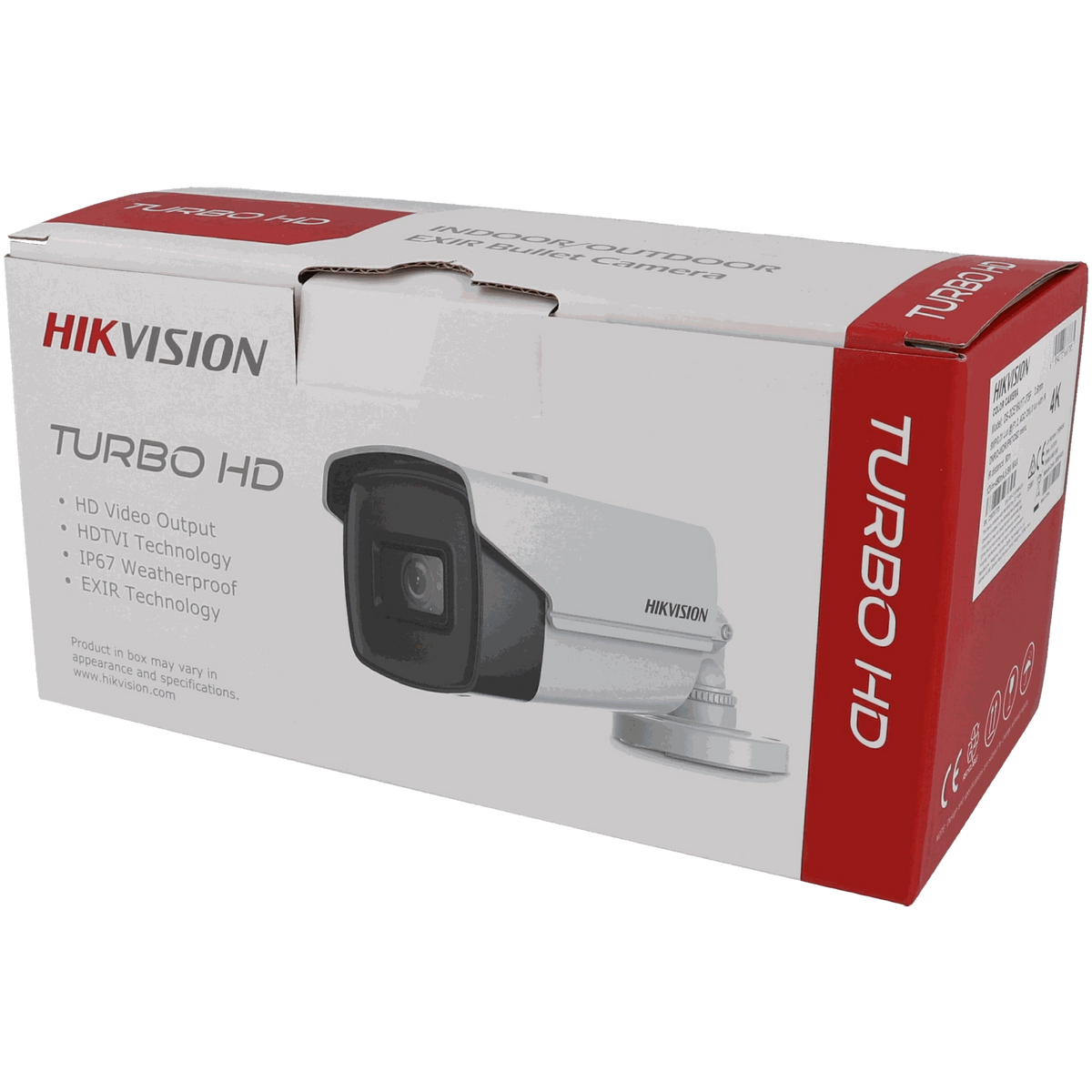 FENIVA | Hikvision - Telecamera bullet 4 in 1 (CVI/TVI/AHD/analogico) da 8 Mpx con ottica fissa - Ottica: 3,6 mm, Serie: Hikvision