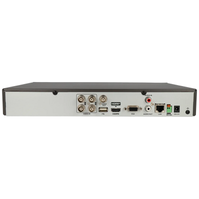 FENIVA | Hikvision - Videoregistratore 5 in 1 (HD-CVI/HD-TVI/AHD/analogico/IP) a 4 canali, risoluzione massima 8 Mpx - Serie: Acusense