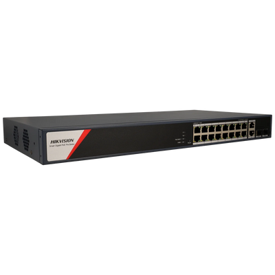 FENIVA | Hikvision - Switch cloud da 20 porte con 16 porte PoE