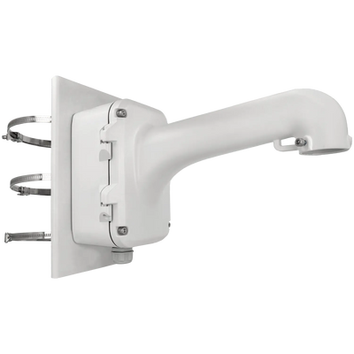 FENIVA | Hikvision - Supporto per palo/lampione - Materiale: Lega di alluminio e acciaio, Uso: Esterno, Installazione: Palo/lampione