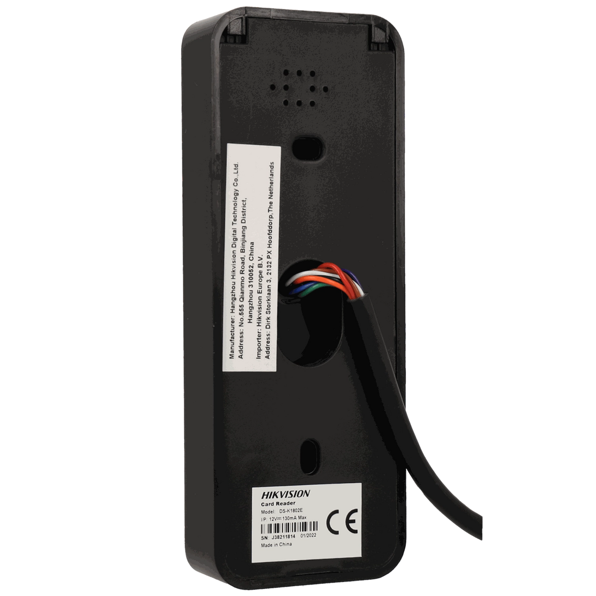 FENIVA | Hikvision - Lettore interno/esterno con scheda RFID 125KHz - Materiale: Plastica ABS + policarbonato