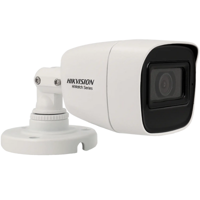 FENIVA | Hikvision - Telecamera bullet 4 in 1 (CVI/TVI/AHD/analogico) da 2 Mpx con ottica fissa - Serie: HiWatch, Materiale: Metallo