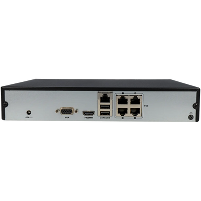 FENIVA | Hikvision - Videoregistratore IP a 4 canali, risoluzione massima 4 Mpx, 4 porte PoE