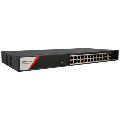 FENIVA | Hikvision - Switch cloud da 28 porte con 24 porte PoE