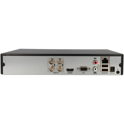 FENIVA | Hikvision - Videoregistratore 5 in 1 (HD-CVI/HD-TVI/AHD/analogico/IP) a 4 canali, risoluzione massima 8 Mpx - Serie: HiWatch