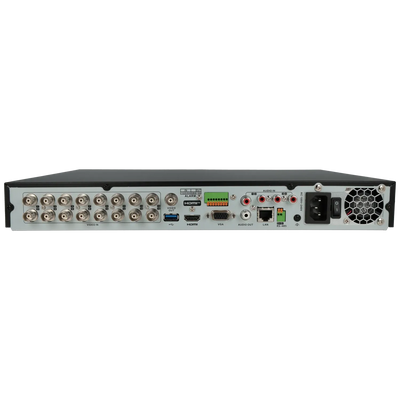 FENIVA | Hikvision - Videoregistratore 5 in 1 (HD-CVI/HD-TVI/AHD/analogico/IP) a 16 canali, risoluzione massima 8 Mpx - Serie: Acusense