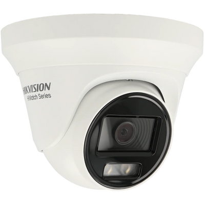 FENIVA | Hikvision - Telecamera minidome 4 in 1 (CVI/TVI/AHD/analogico) da 2 Mpx con ottica fissa - Serie: ColorVu, Materiale: Metallo