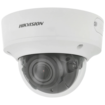 FENIVA | Hikvision - Telecamera minidome IP da 4 Mpx con ottica varifocale motorizzata (zoom) - Angolo di visione: 95.8° ~ 29.2°, Serie: Acusense, Colore: Bianco