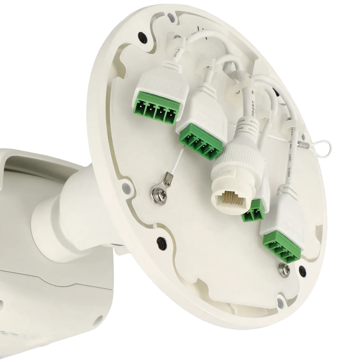 FENIVA | Hikvision - Telecamera bullet IP da 8 Mpx con ottica varifocale motorizzata (zoom) - Illuminazione minima: 0.001Lux, Colore: Bianco