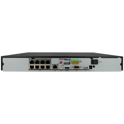 FENIVA | Hikvision - Videoregistratore IP a 8 canali, risoluzione massima 12 Mpx, 8 porte PoE - Serie: PRO, Installazione: Escritorio / Rack (1)
