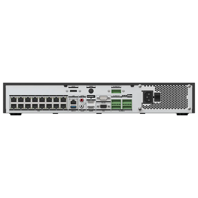 FENIVA | Hikvision - Videoregistratore IP a 32 canali, risoluzione massima 32 Mpx, 16 porte PoE
