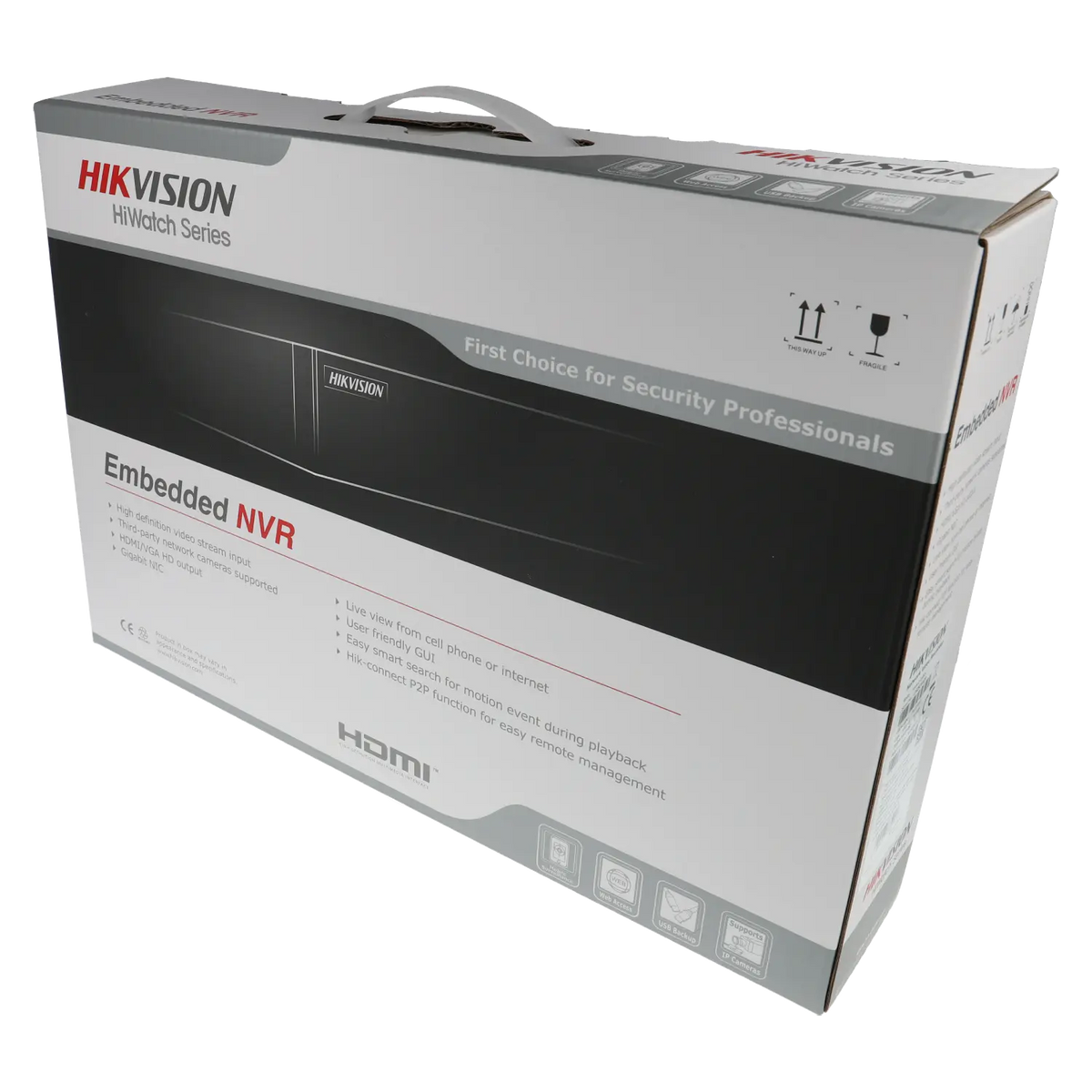FENIVA | Hikvision - Videoregistratore IP a 8 canali, risoluzione massima 4 Mpx - Serie: Serie 2