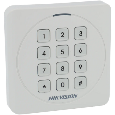FENIVA | Hikvision - Lettore interno/esterno con tastiera/scheda MIFARE 13,56MHz - Materiale: Plastica ABS + policarbonato