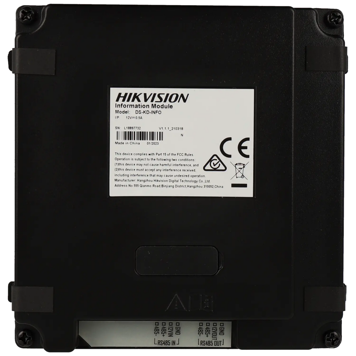 FENIVA | Hikvision - Postazione esterna modulare per videocitofono IP con pannello informativo