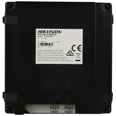 FENIVA | Hikvision - Postazione esterna modulare per videocitofono IP con pannello informativo