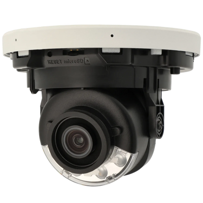 FENIVA | Hikvision - Telecamera minidome IP da 4 Mpx con ottica fissa - Angolo di visione: 111º, Materiale: Metallo