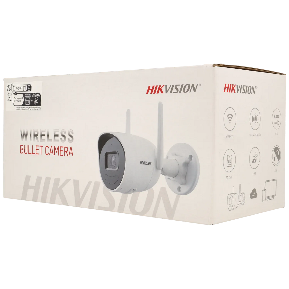 FENIVA | Hikvision - Telecamera bullet IP da 4 Mpx con ottica fissa - Angolo di visione: 97º, Serie: PRO
