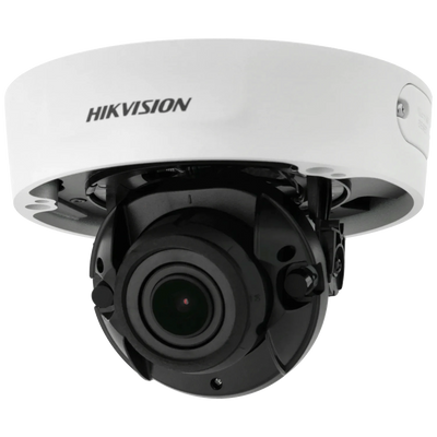 FENIVA | Hikvision - Telecamera minidome IP da 4 Mpx con ottica varifocale motorizzata (zoom) - Angolo di visione: 95.8° ~ 29.2°, Serie: Acusense, Colore: Bianco