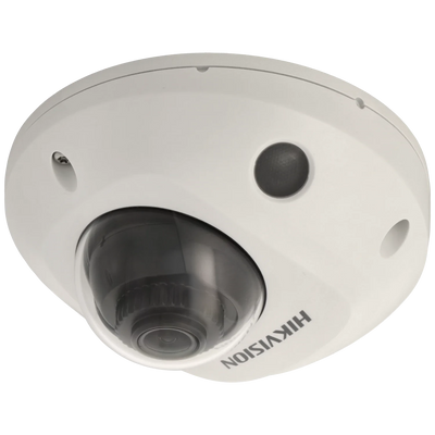 FENIVA | Hikvision - Telecamera minidome IP da 4 Mpx con ottica fissa - Angolo di visione: 104º, Materiale: Alluminio e plastica, Colore: Bianco