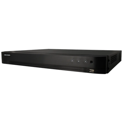 FENIVA | Hikvision - Videoregistratore 5 in 1 (HD-CVI/HD-TVI/AHD/analogico/IP) a 16 canali, risoluzione massima 2 Mpx - Serie: Acusense, Materiale: Metallo
