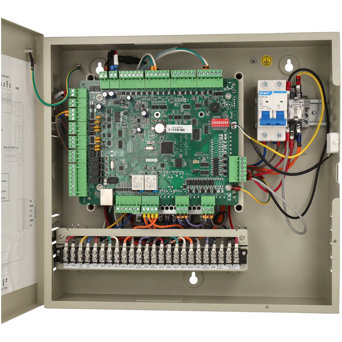 FENIVA | Hikvision - Centralina per 4 lettori (2 porte) - Serie: HikA-P