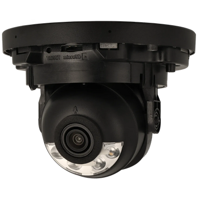 FENIVA | Hikvision - Telecamera minidome IP da 4 Mpx con ottica fissa - Angolo di visione: 104º, Materiale: Lega di alluminio, Colore: Nero