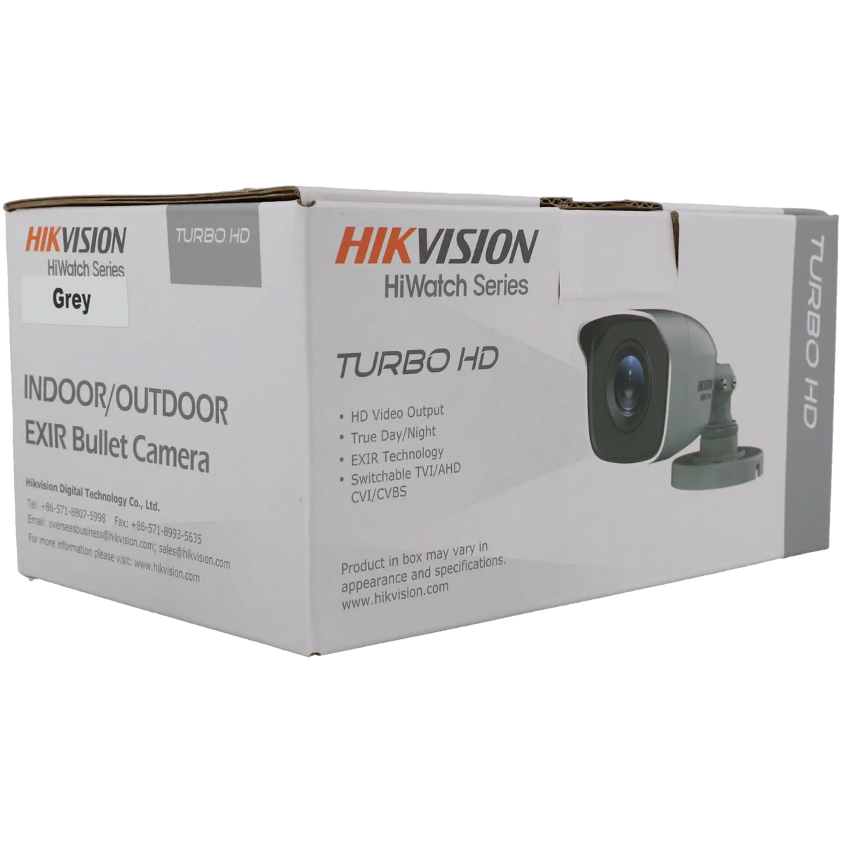 FENIVA | Hikvision - Telecamera bullet 4 in 1 (CVI/TVI/AHD/analogico) da 2 Mpx con ottica fissa - Serie: HiWatch, Materiale: Metallo