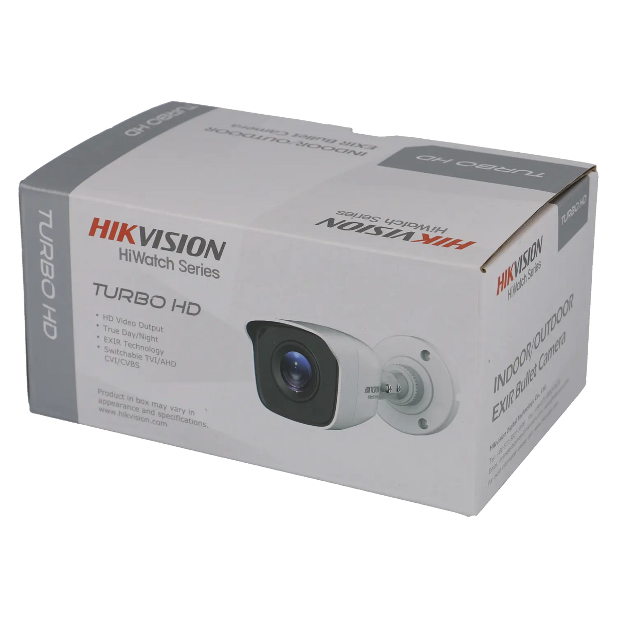 FENIVA | Hikvision - Telecamera bullet 4 in 1 (CVI/TVI/AHD/analogico) da 2 Mpx con ottica fissa - Serie: HiWatch, Materiale: Metallo