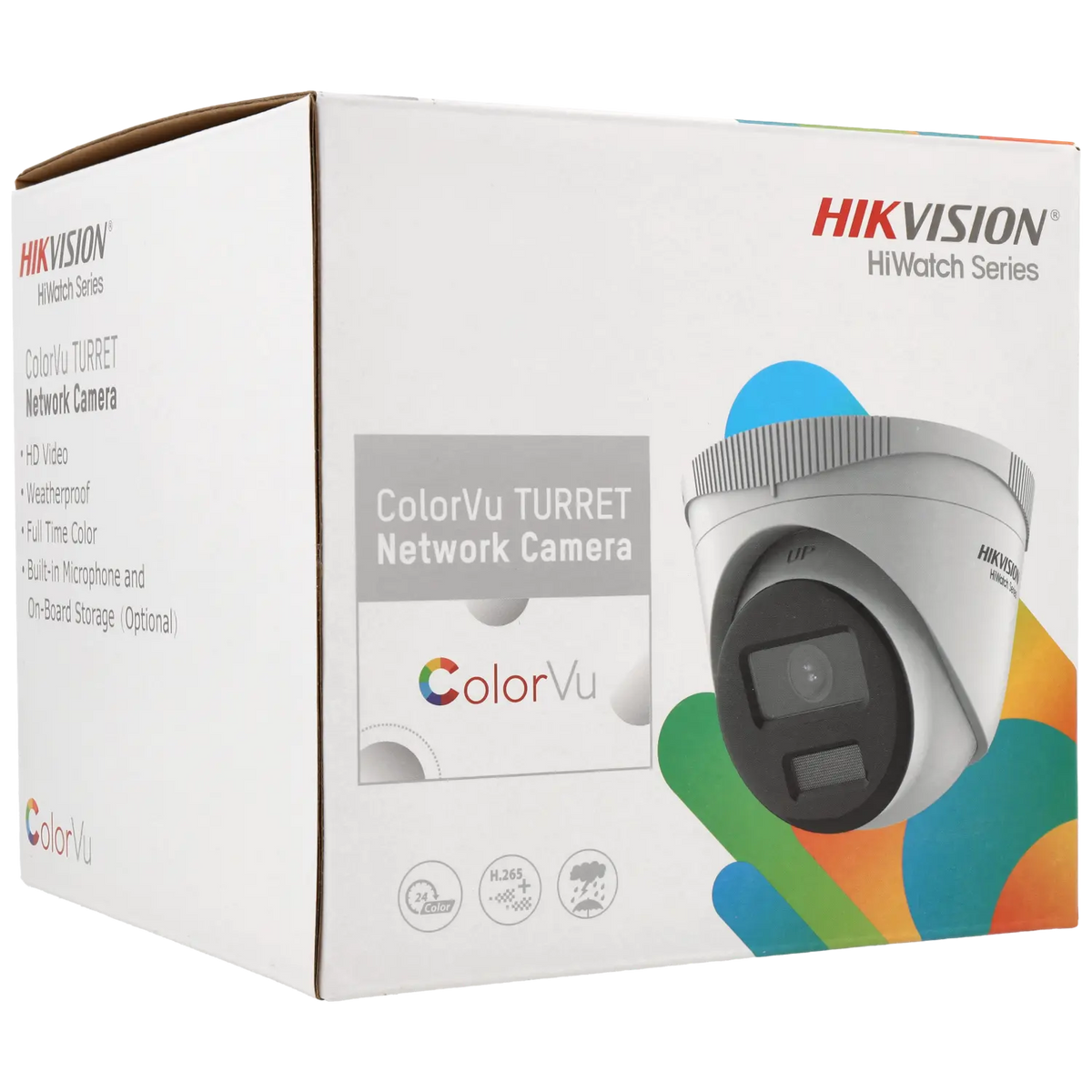 FENIVA | Hikvision - Telecamera minidome IP da 4 Mpx con ottica fissa - Angolo di visione: 96.5°, Materiale: Metallo e plastica