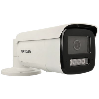 FENIVA | Hikvision - Telecamera bullet IP da 4 Mpx con ottica fissa - Angolo di visione: 111º, Serie: ColorVu, Colore: Bianco