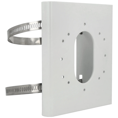 FENIVA | Hikvision - Supporto per palo/lampione - Materiale: Acciaio inossidabile, Uso: Interno/esterno, Installazione: Palo/lampione