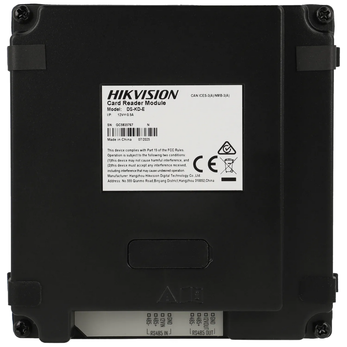 FENIVA | Hikvision - Postazione esterna modulare per videocitofono IP con lettore di schede