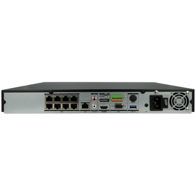 FENIVA | Hikvision - Videoregistratore IP a 8 canali, risoluzione massima 32 Mpx, 8 porte PoE