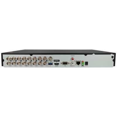 FENIVA | Hikvision - Videoregistratore 5 in 1 (HD-CVI/HD-TVI/AHD/analogico/IP) a 16 canali, risoluzione massima 8 Mpx - Serie: HiWatch, Installazione: Escritorio / Rack (1)