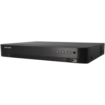 FENIVA | Hikvision - Videoregistratore 5 in 1 (HD-CVI/HD-TVI/AHD/analogico/IP) a 8 canali, risoluzione massima 2 Mpx - Serie: Acusense, Materiale: Metallo