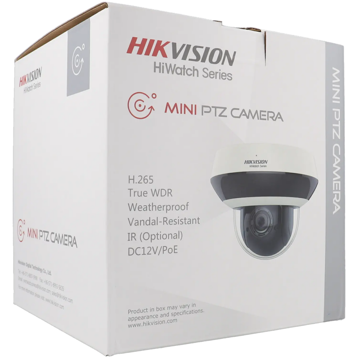 FENIVA | Hikvision - Telecamera PTZ IP da 4 Mpx con ottica varifocale motorizzata (zoom) - Angolo di visione: 100º ~ 33º, Serie: HiWatch