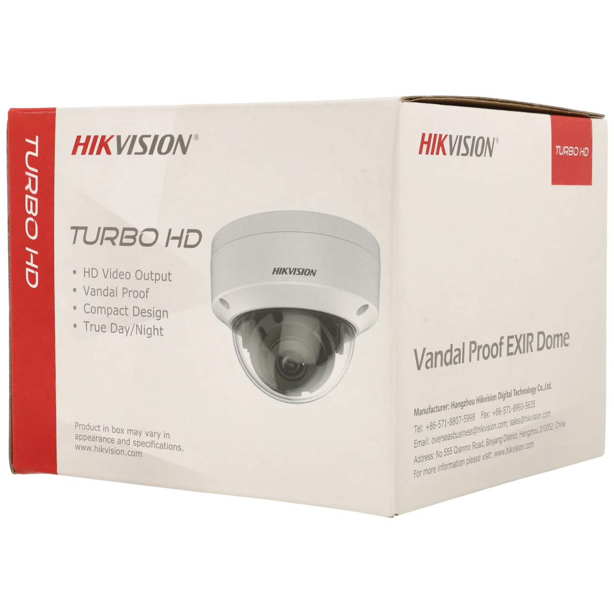 FENIVA | Hikvision - Telecamera minidome 4 in 1 (CVI/TVI/AHD/analogico) da 5 Mpx con ottica fissa - Materiale: Metallo, Angolo di visione: 86°, Serie: PRO